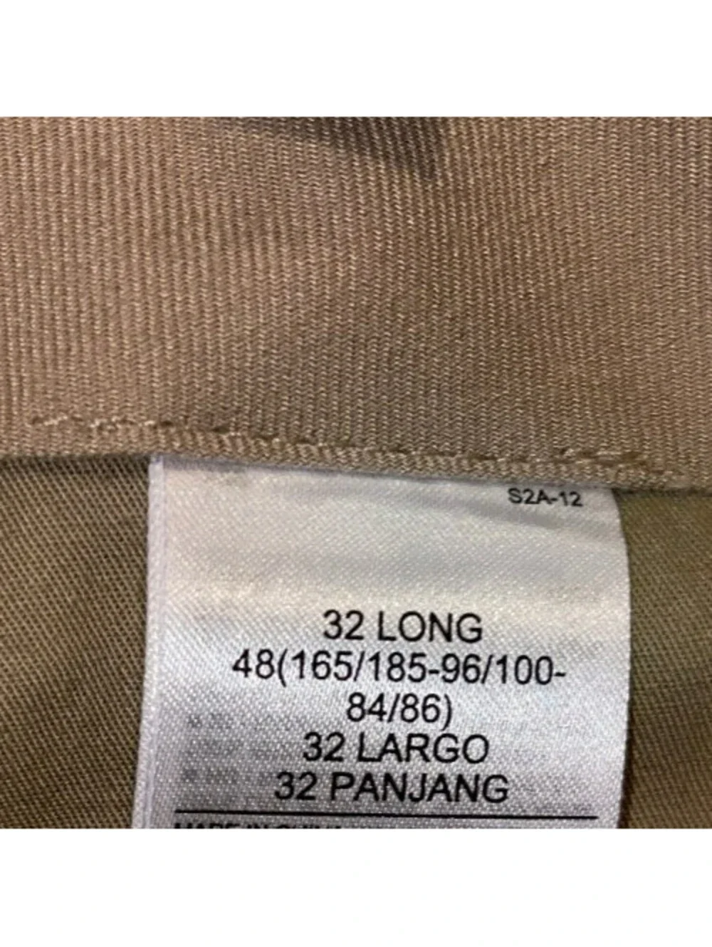 DESIGNER BANANA REPUBLIC TAILORED SLIM FIT TAN DRESS PANTS SIZE 32L 32/LONG 32 L